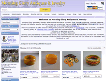 Tablet Screenshot of morninggloryjewelry.com
